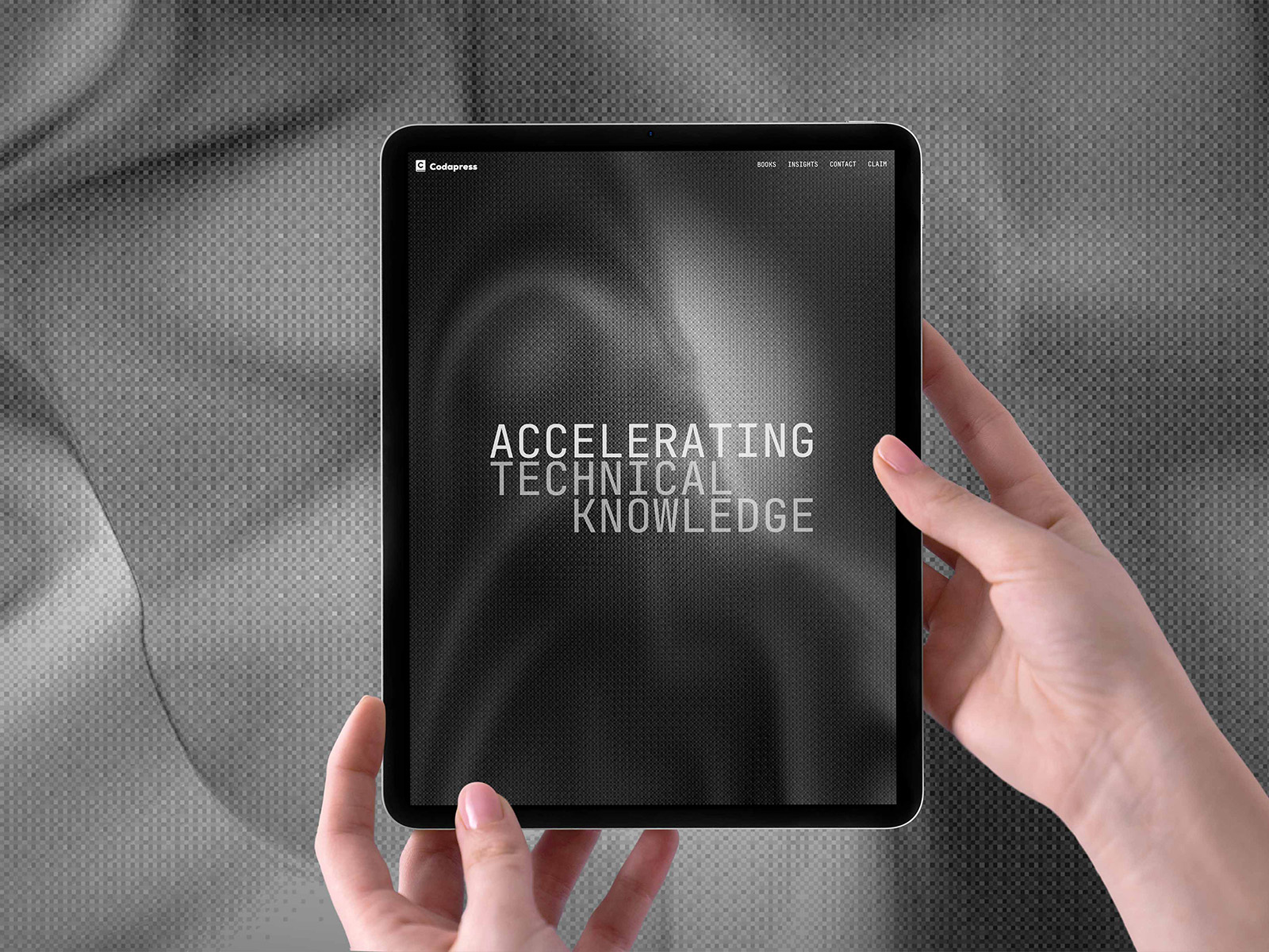 Tablet portrait site layout