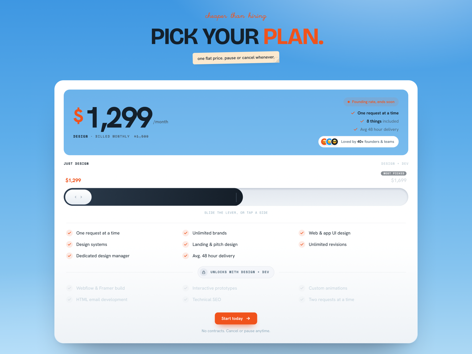 Pricing