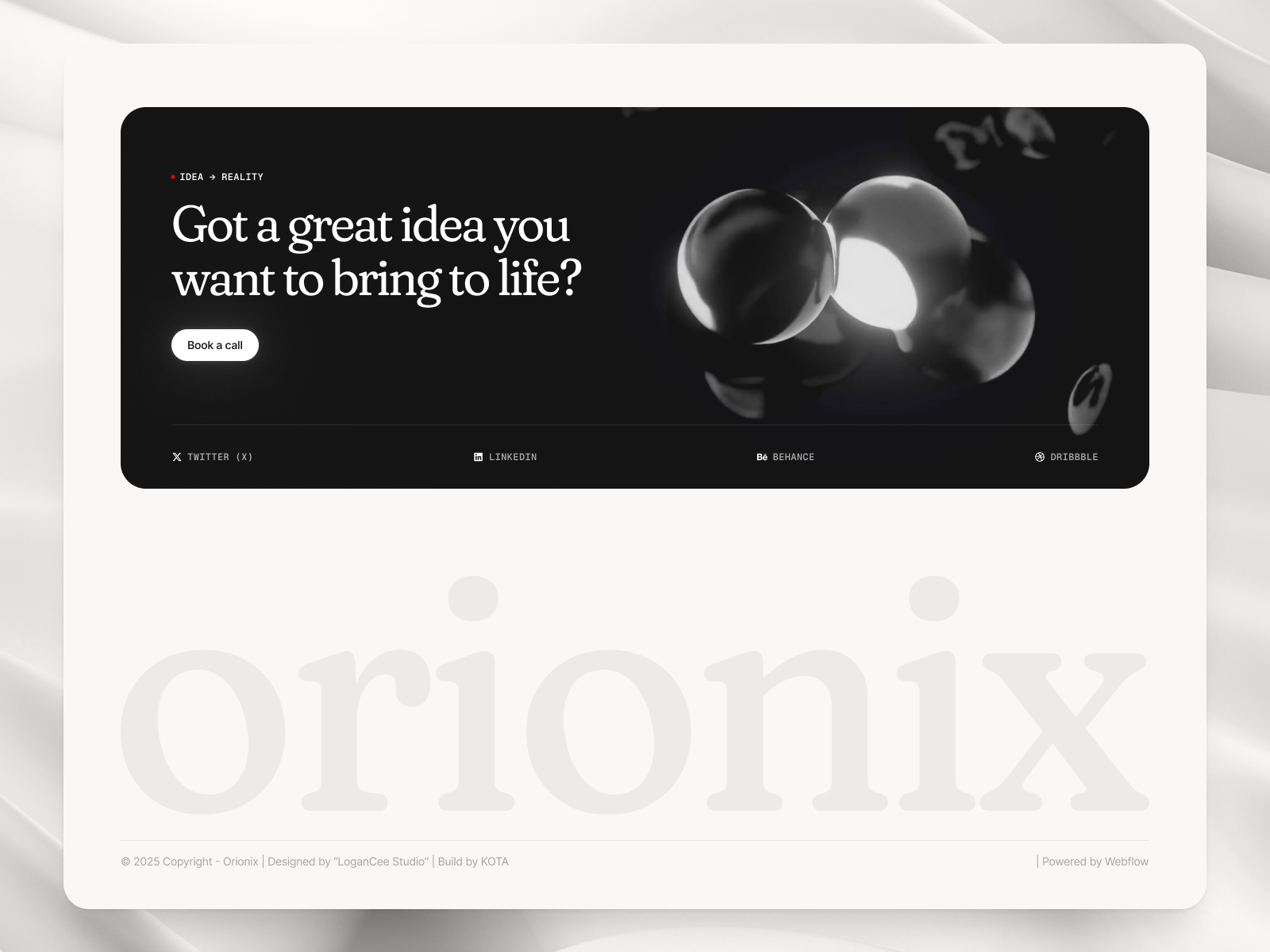 Animated Footer
