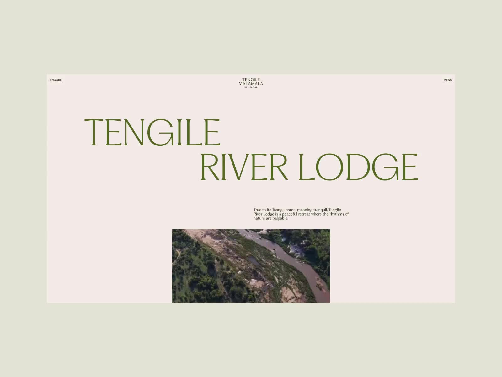 Tengile Malamala Collection - Page Layout
