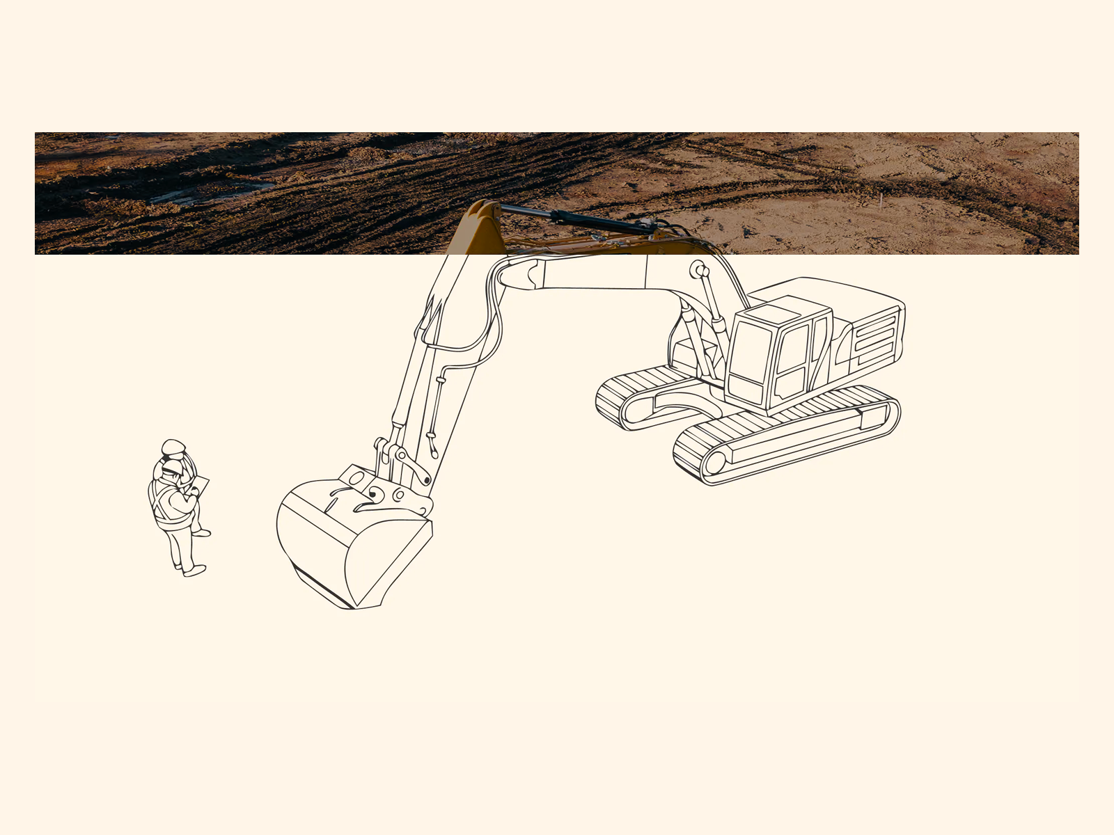 A Scroll Reveal Illustration of the Hero Image