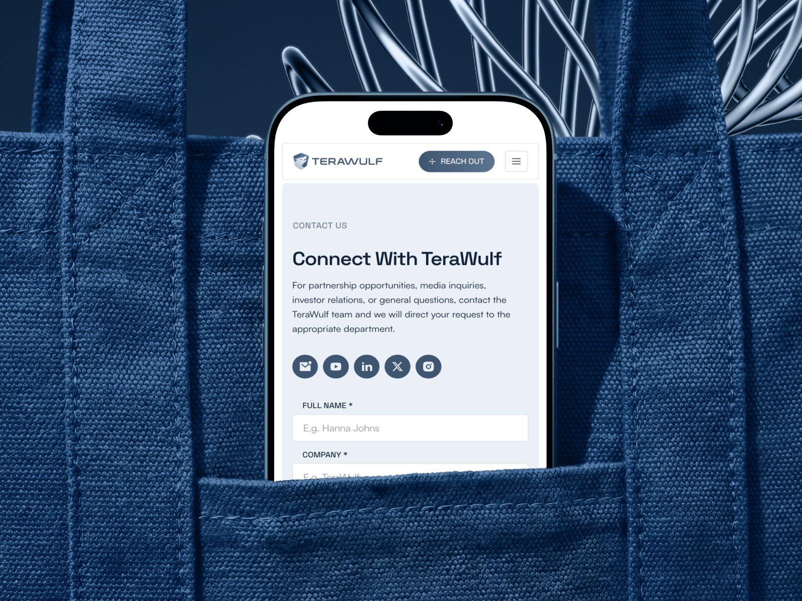 Contact page