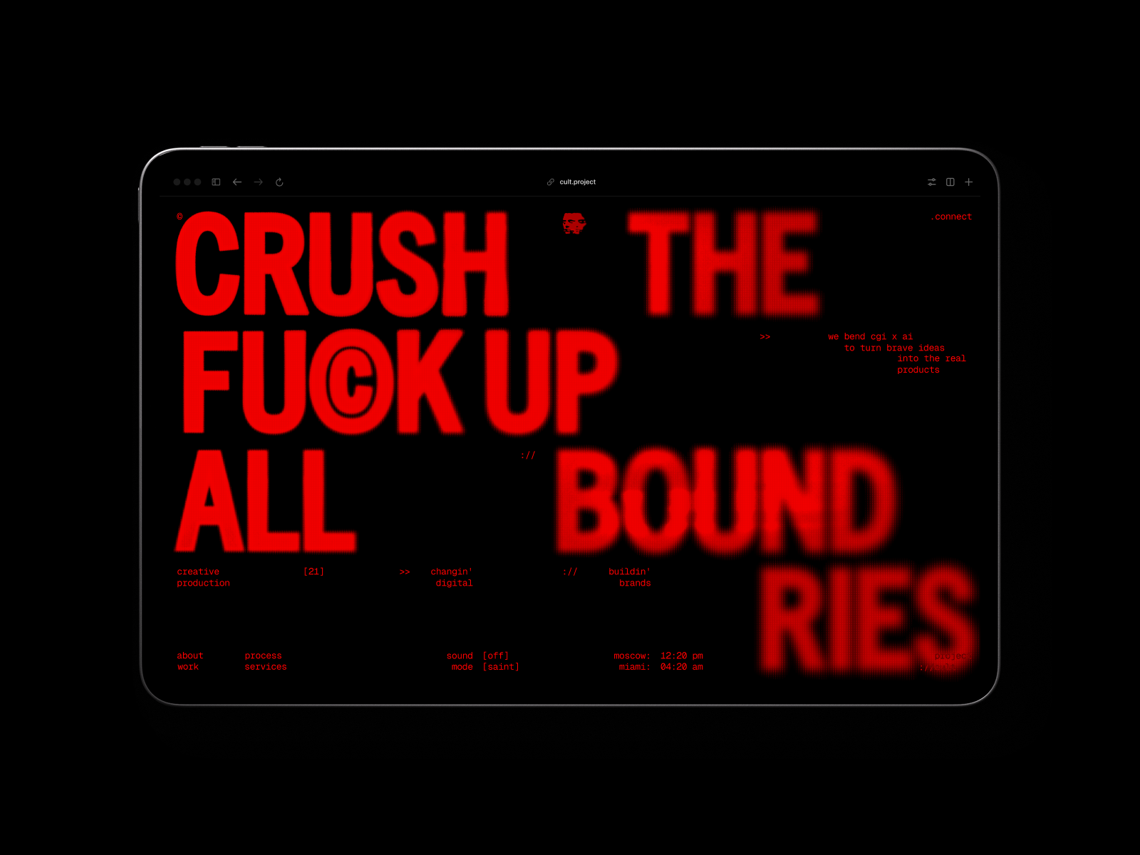 Main screen