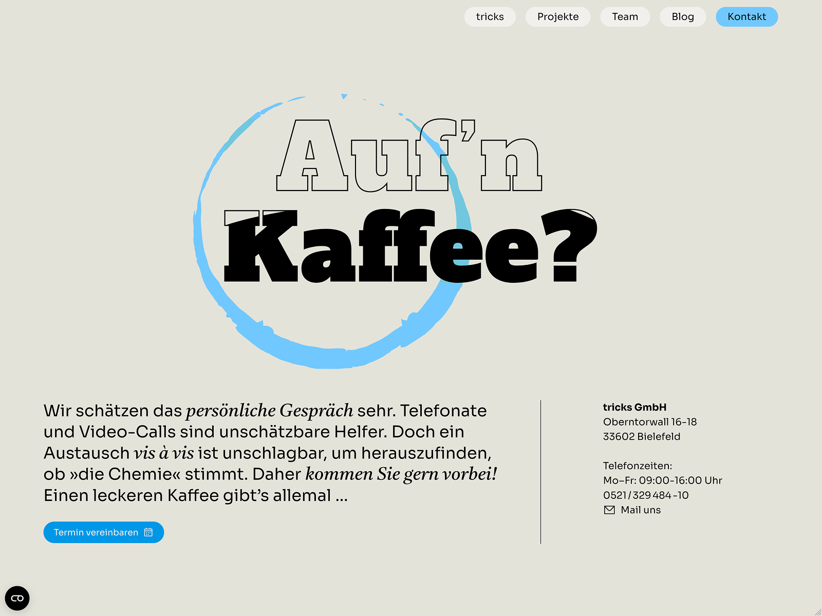Contact page with a form featuring an accessible...