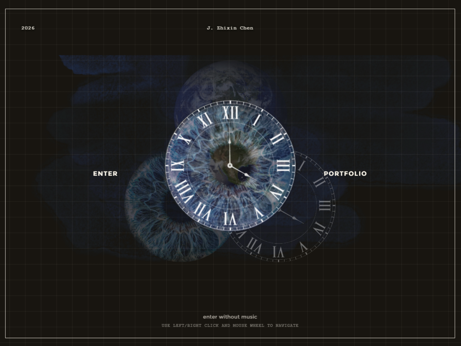 Clockwork Iris Entry Screen