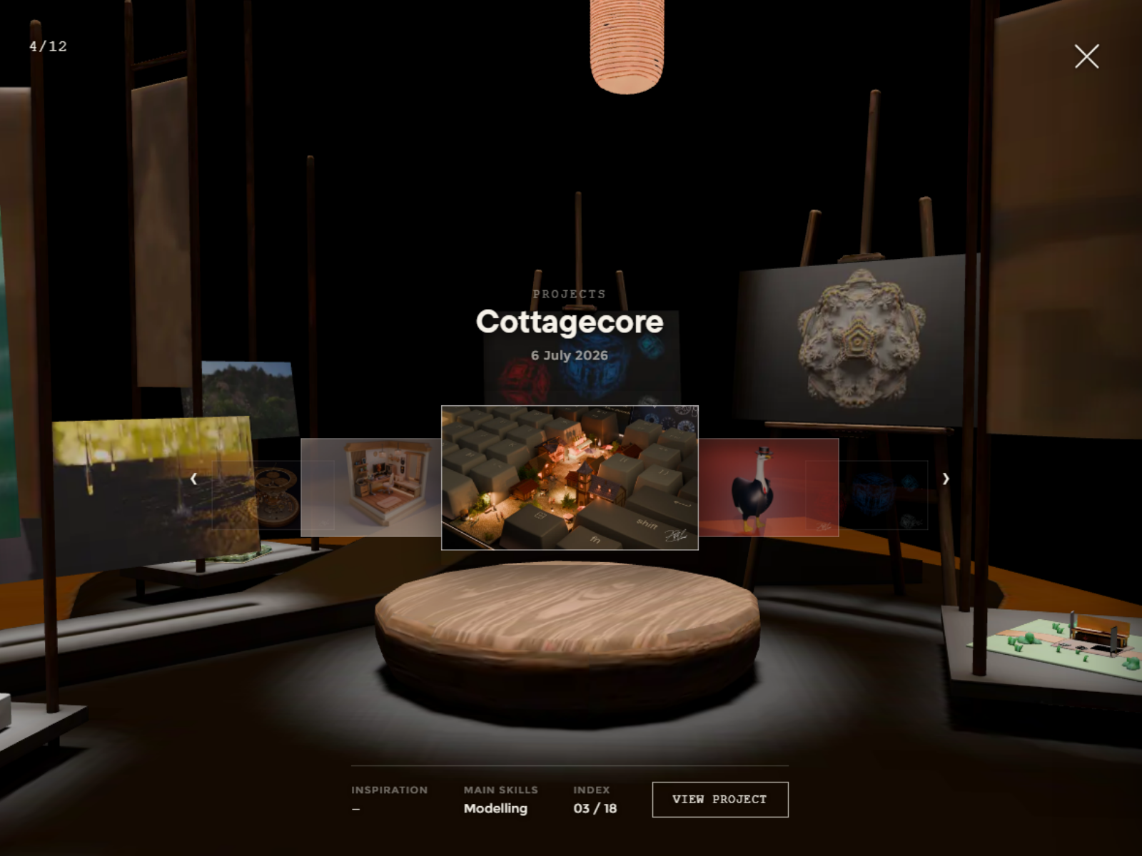 Interactive Gallery Table