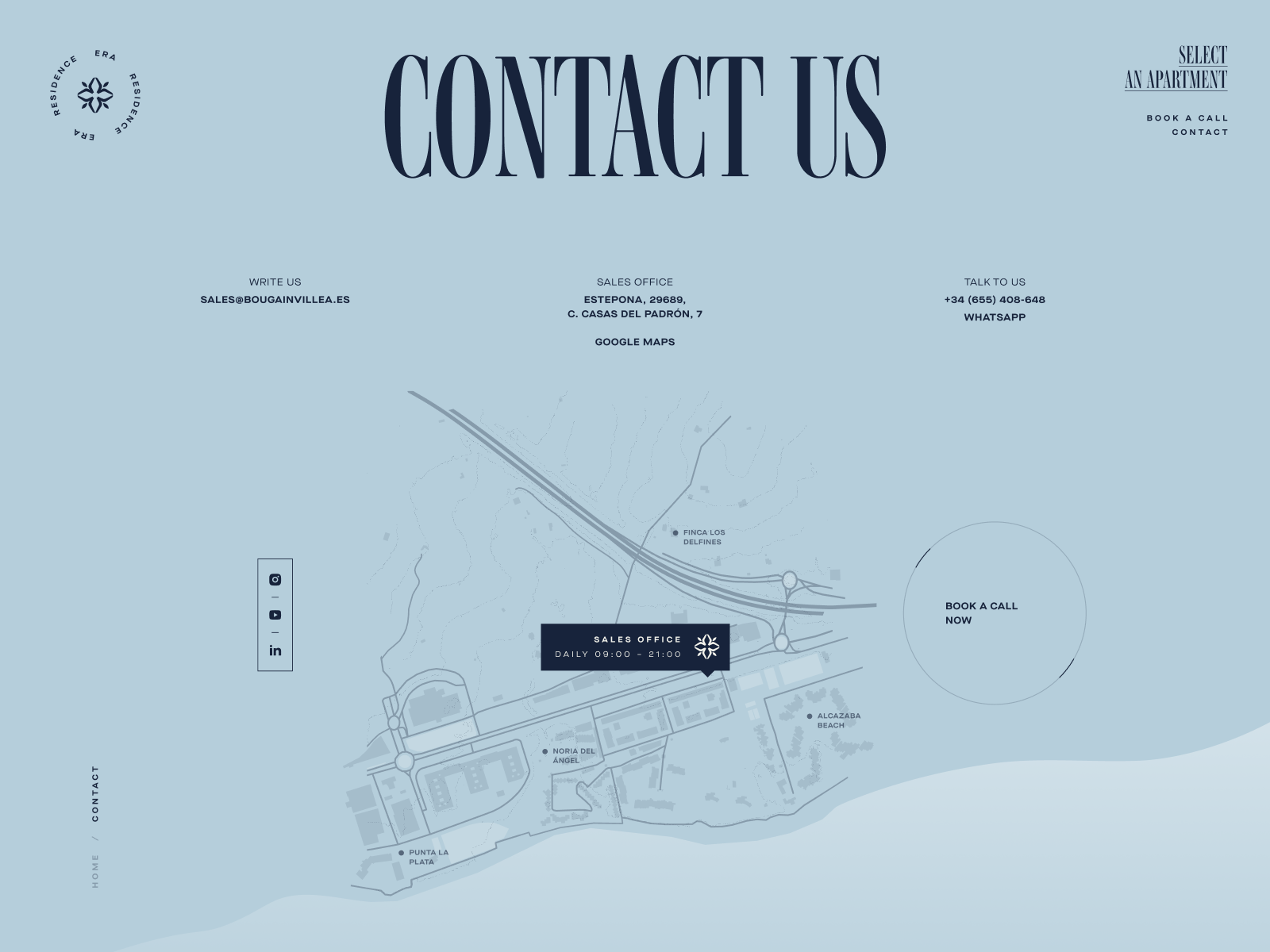 Contact page