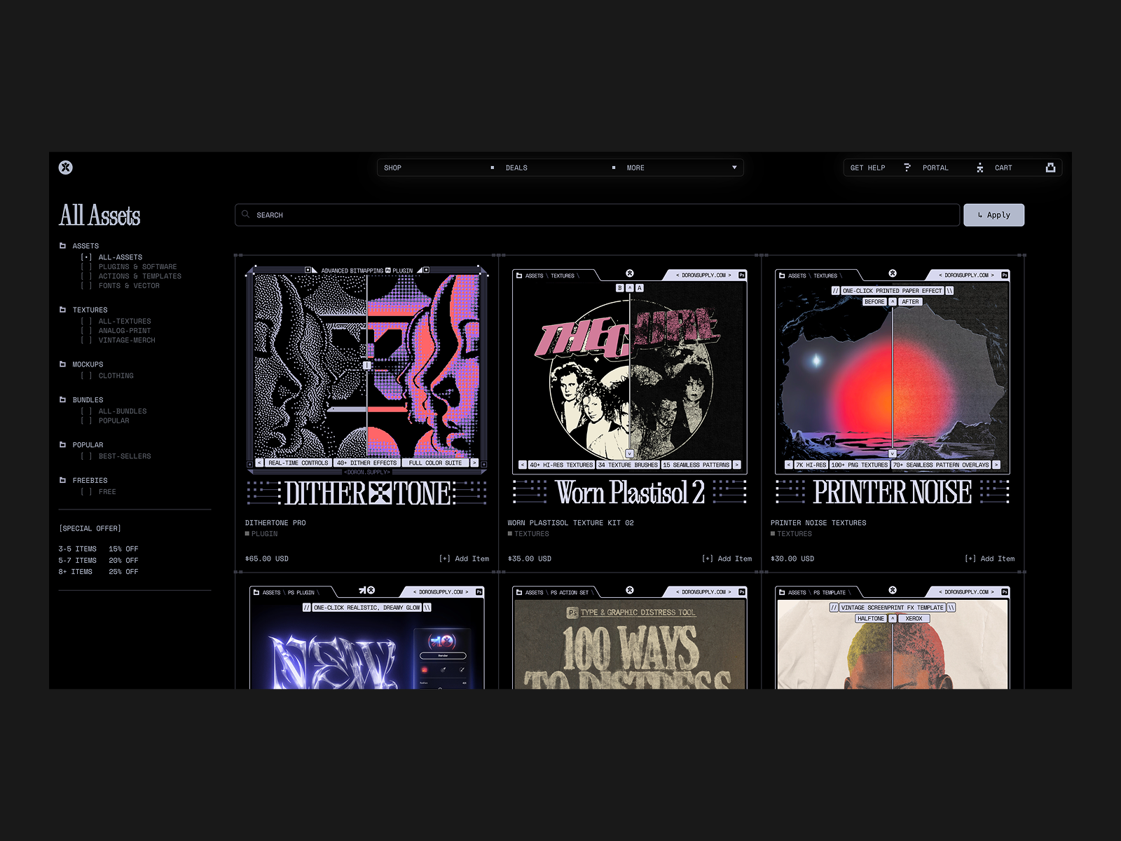Shop Page