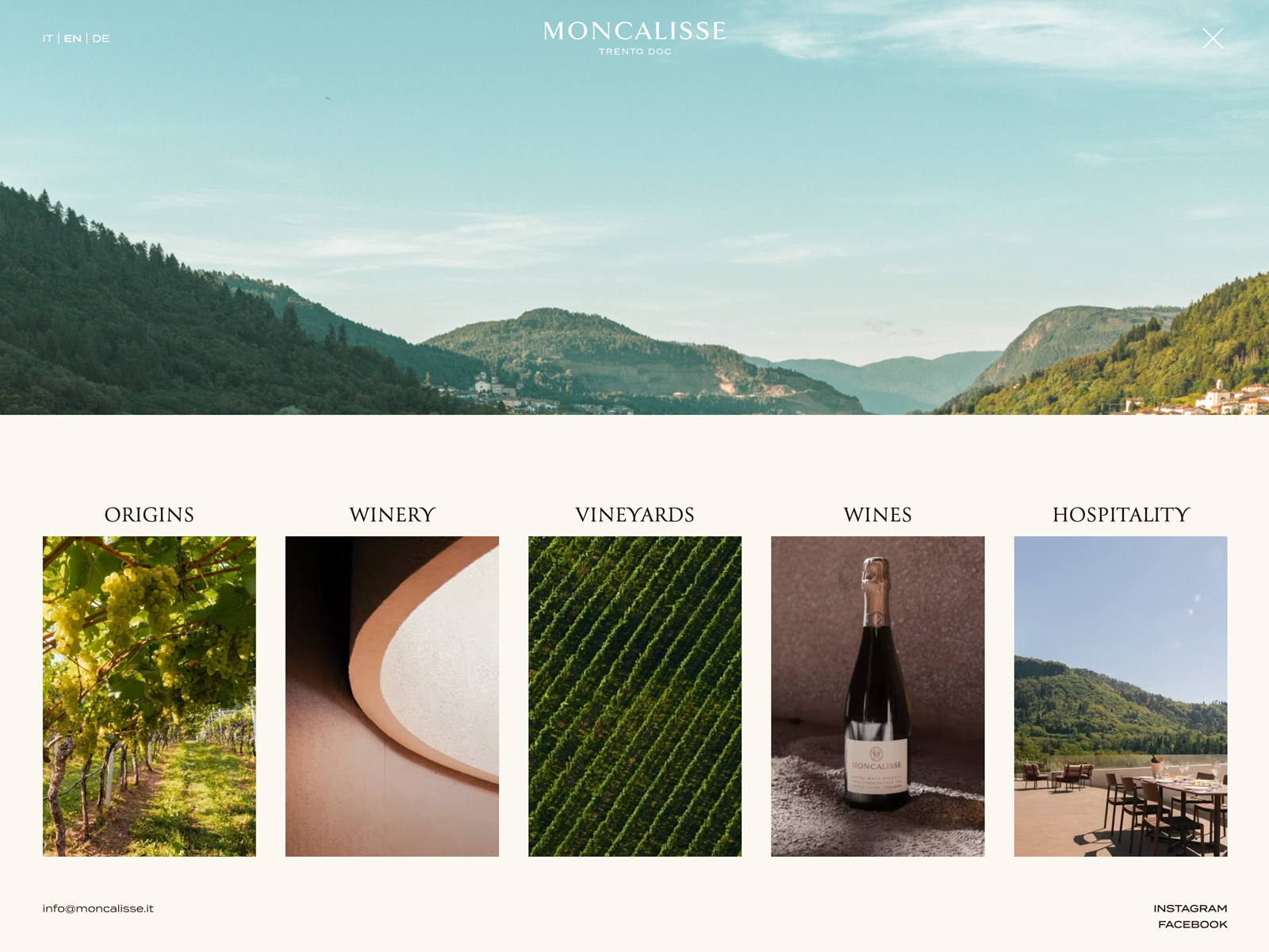 Moncalisse - Main Menu