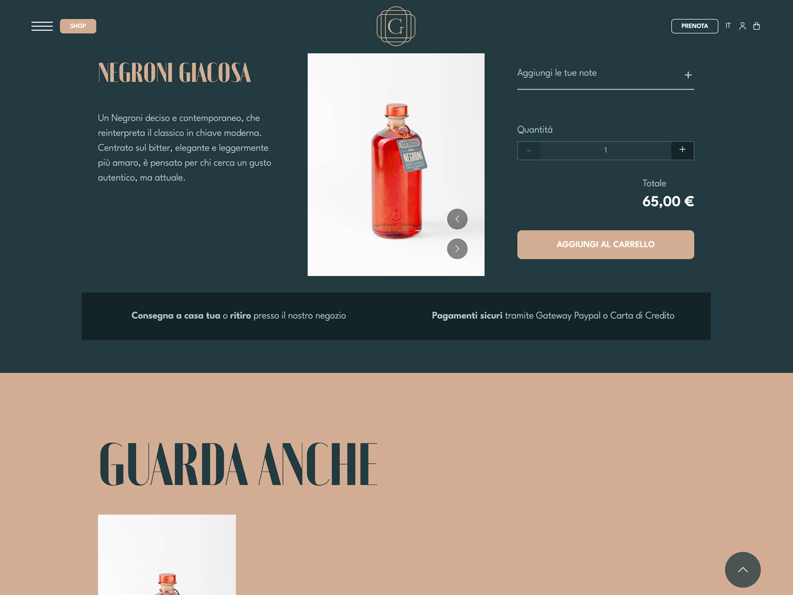 Giacosa - shop