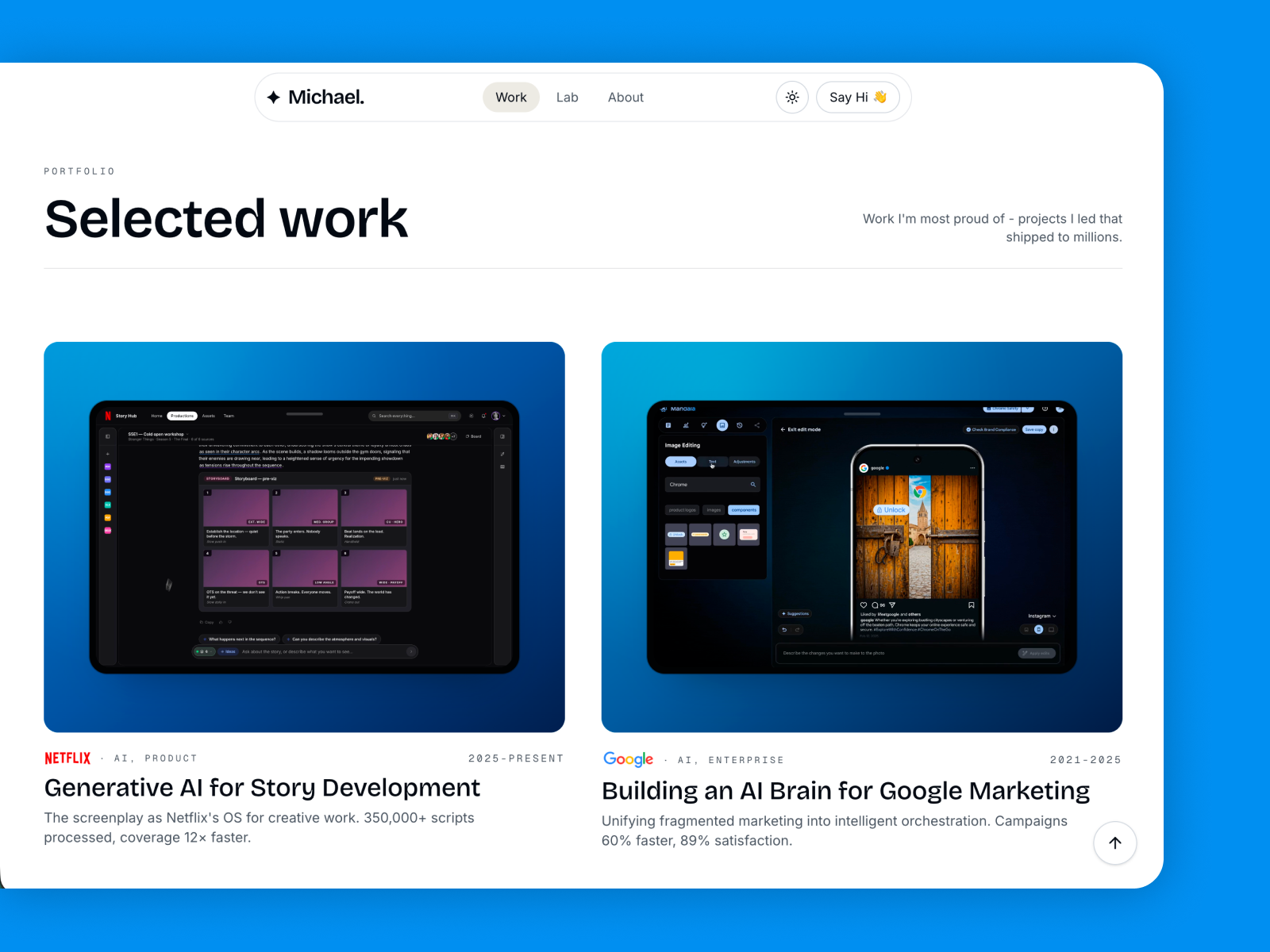 Selected Work