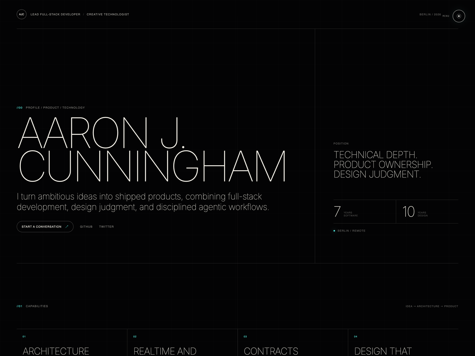 About - Aaron J. Cunningham