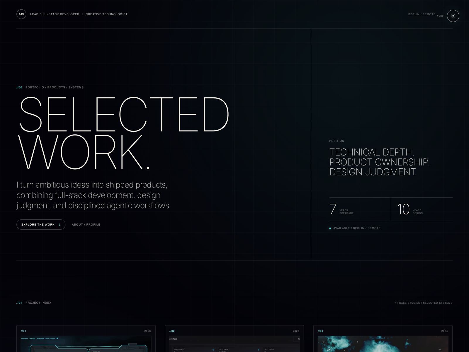 Work - Aaron J. Cunningham