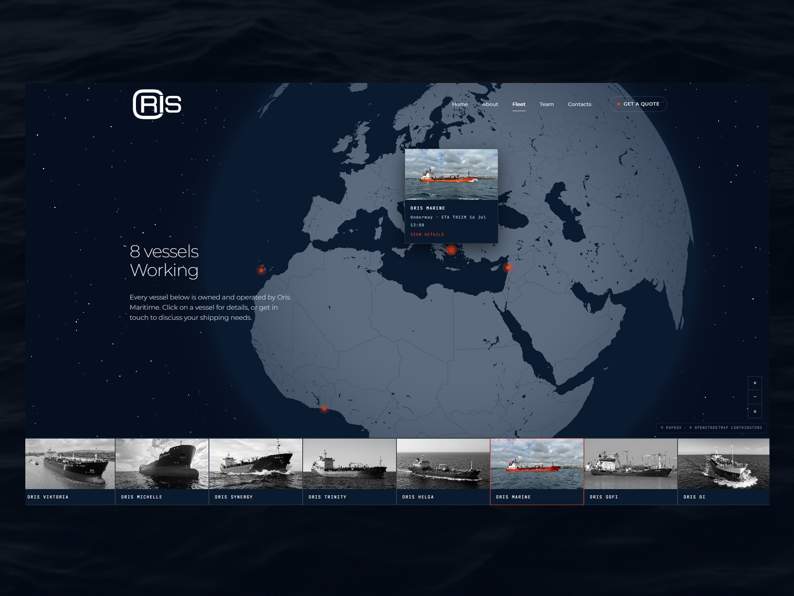 Fleet Location Map