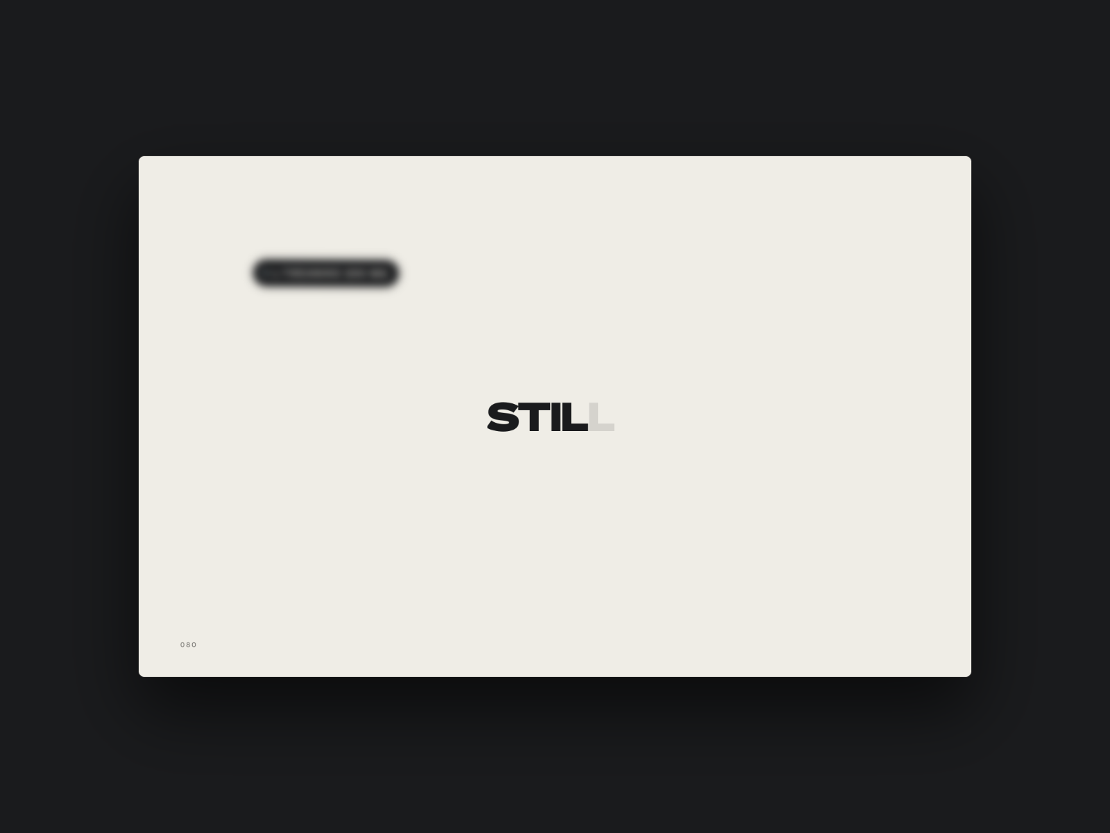 The wordmark inks itself as the site loads