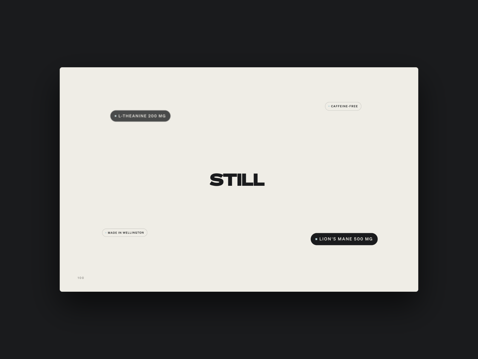 The wordmark inks itself as the site loads