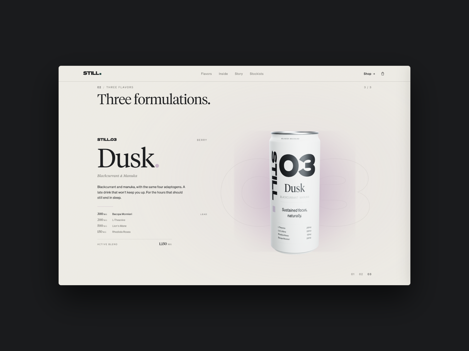 Three formulations, one pinned theater