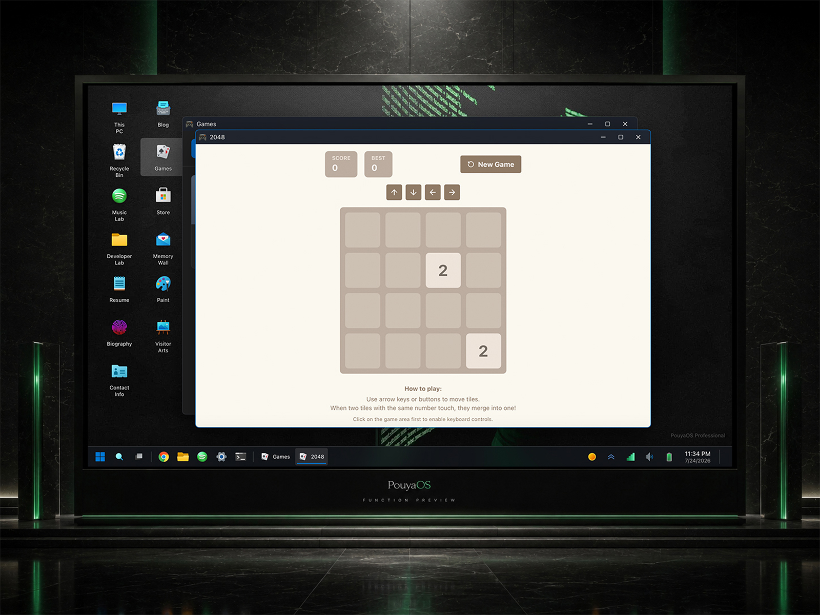 Windowed Mini Games