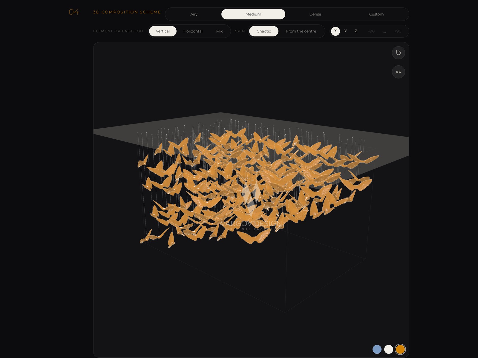 Generative 3D composition engine
