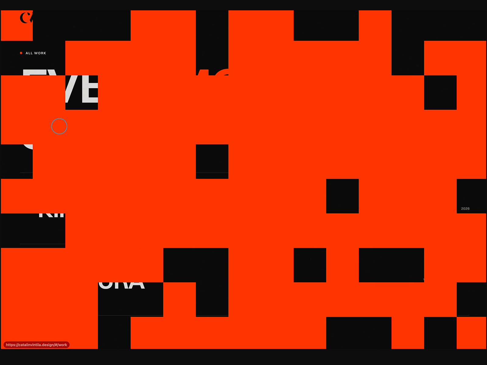 Pixel-mosaic page transitions