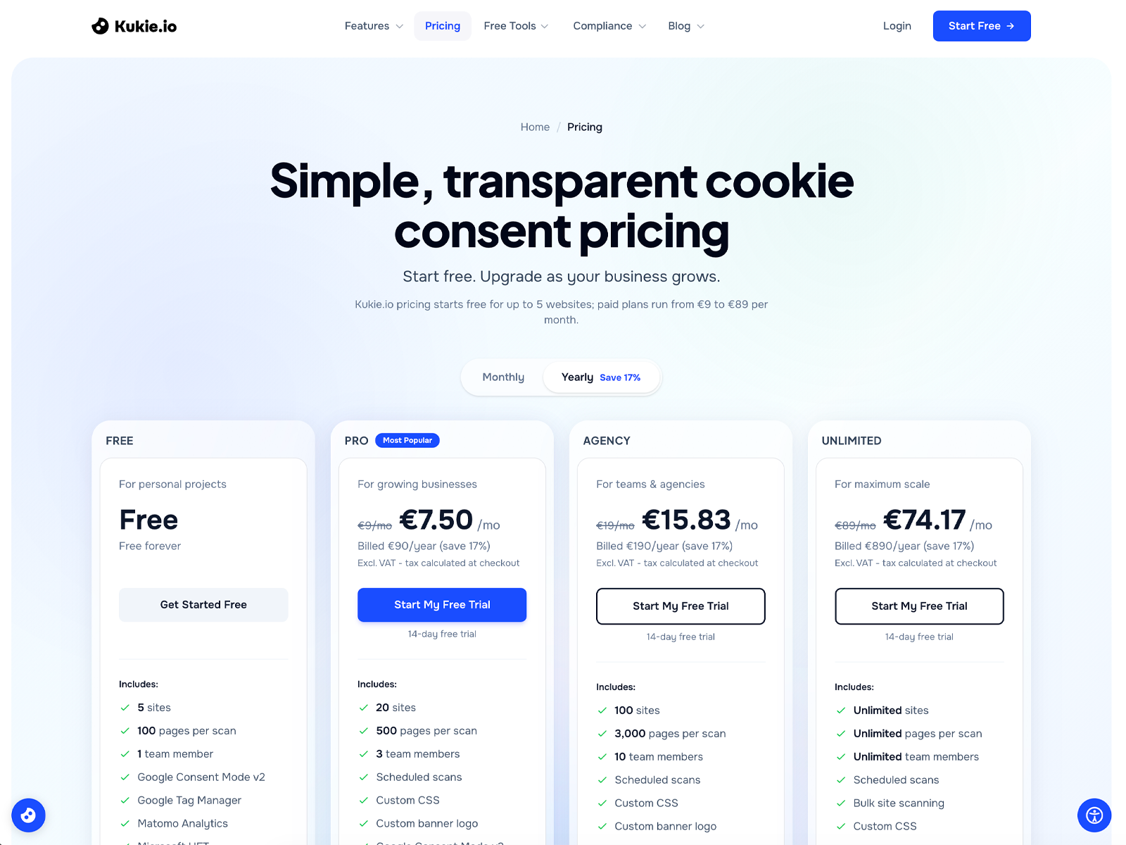 Pricing