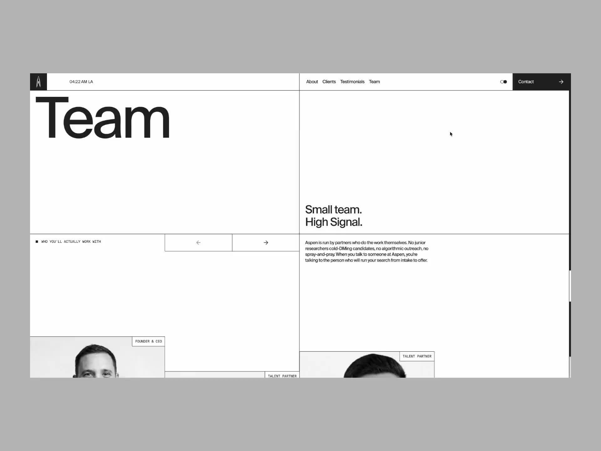 Aspen Search - Carousel + Modal