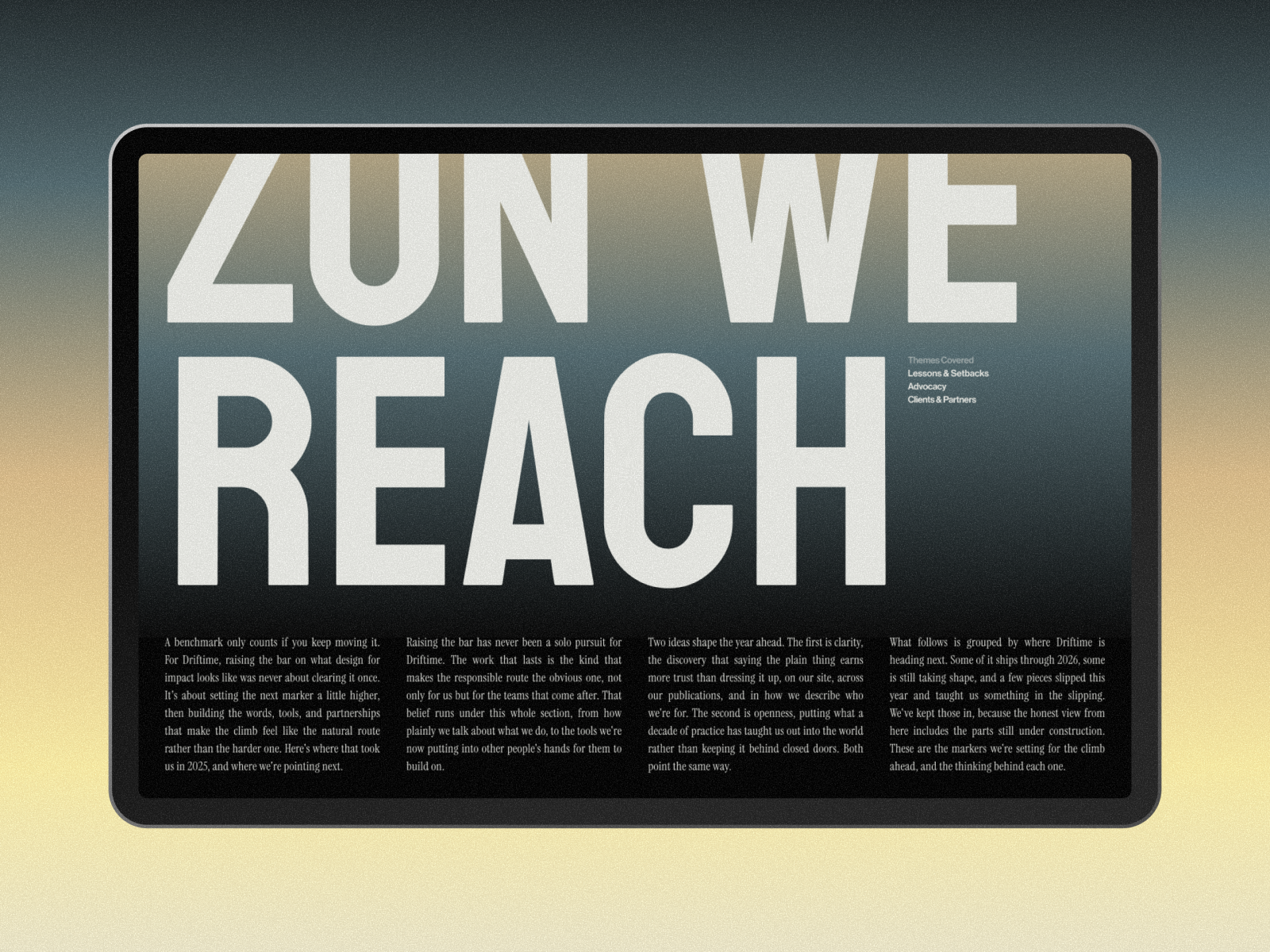 Page Content & Sound Exploration UI