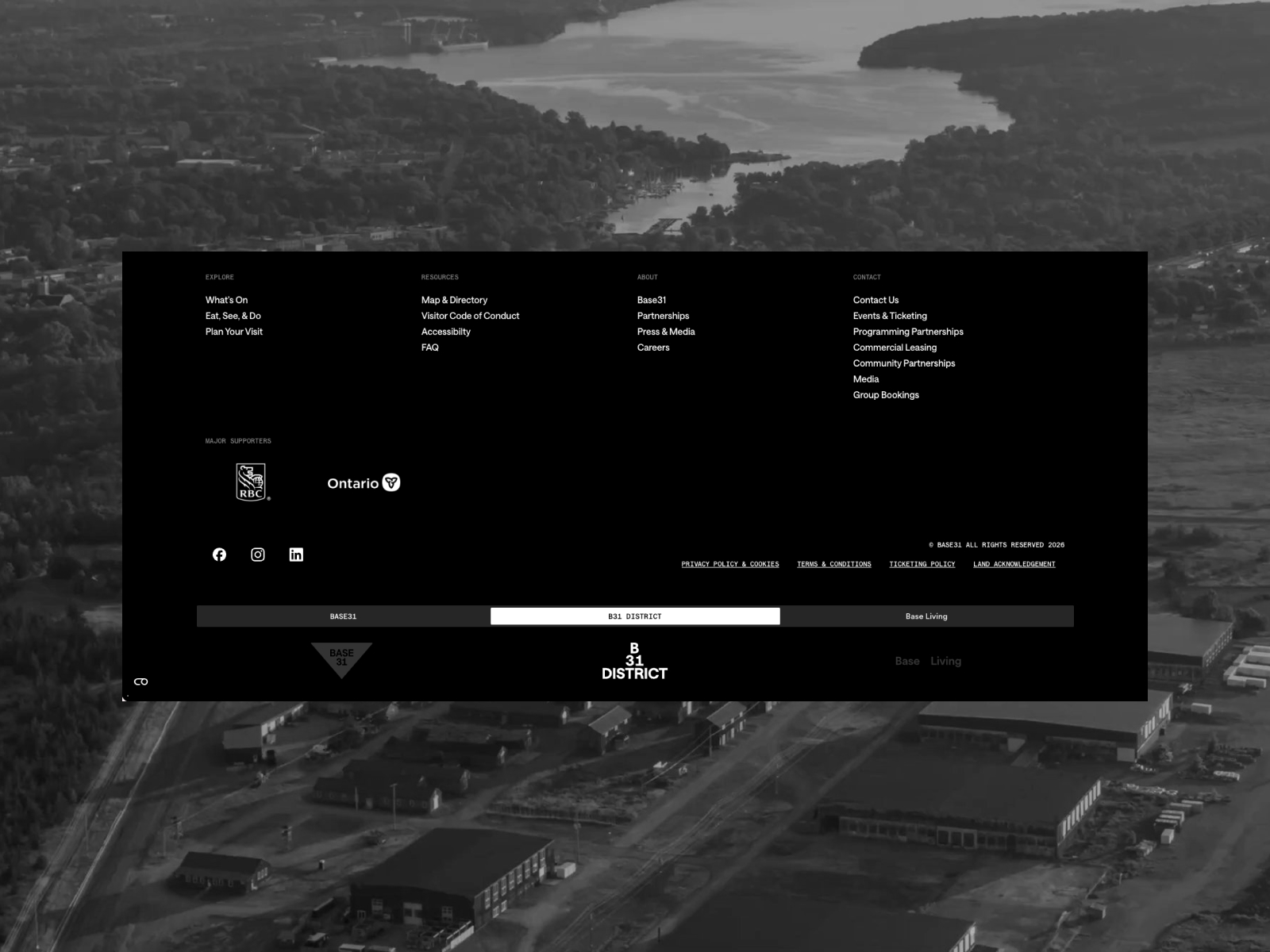 Brand-Switcher Footer Navigation