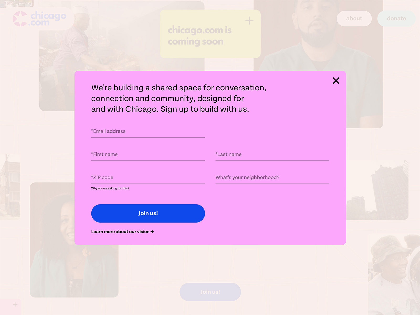 Sign up