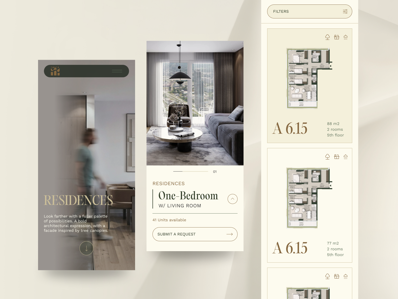Residences page