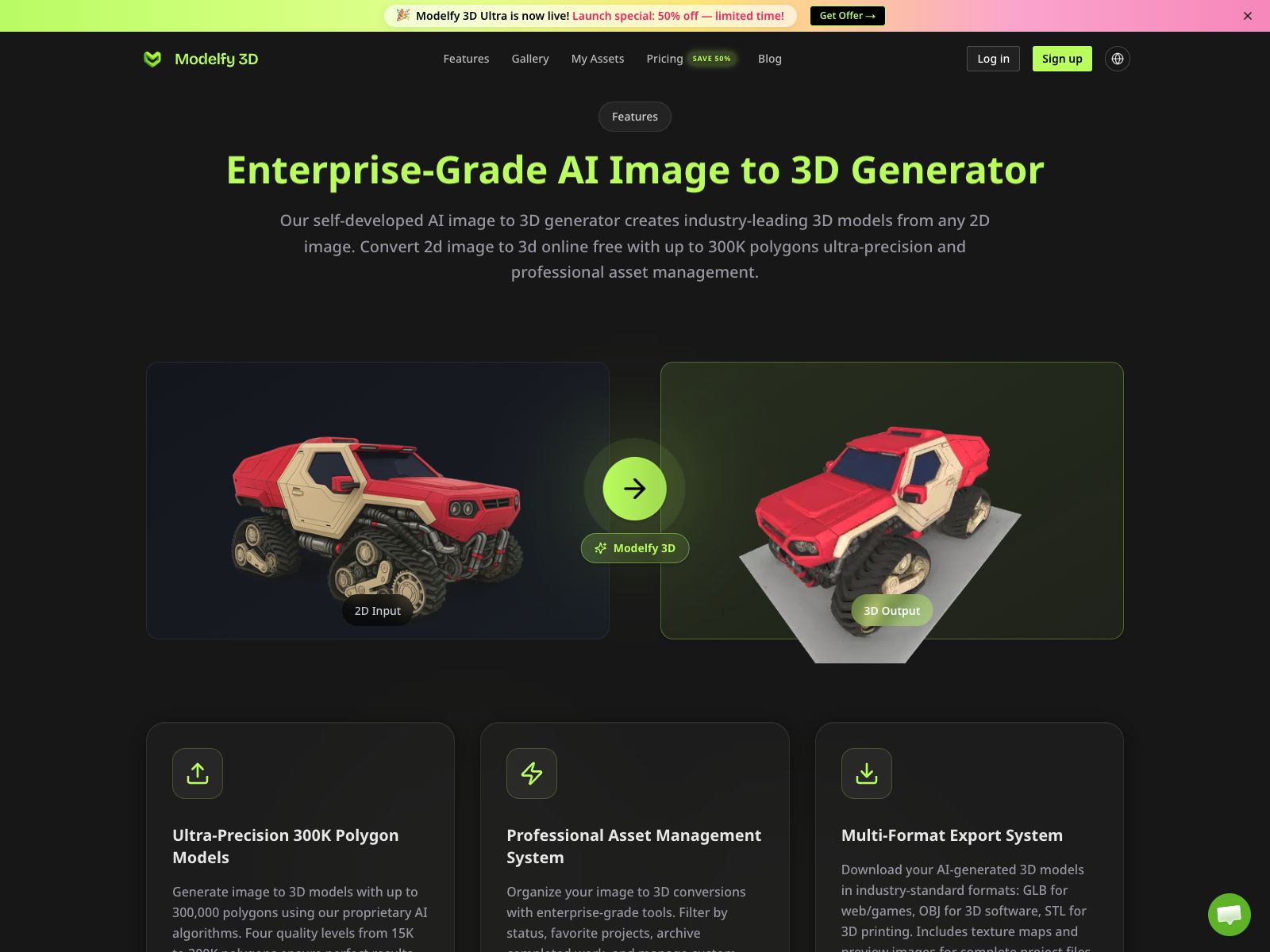 AI Image to 3D Generator