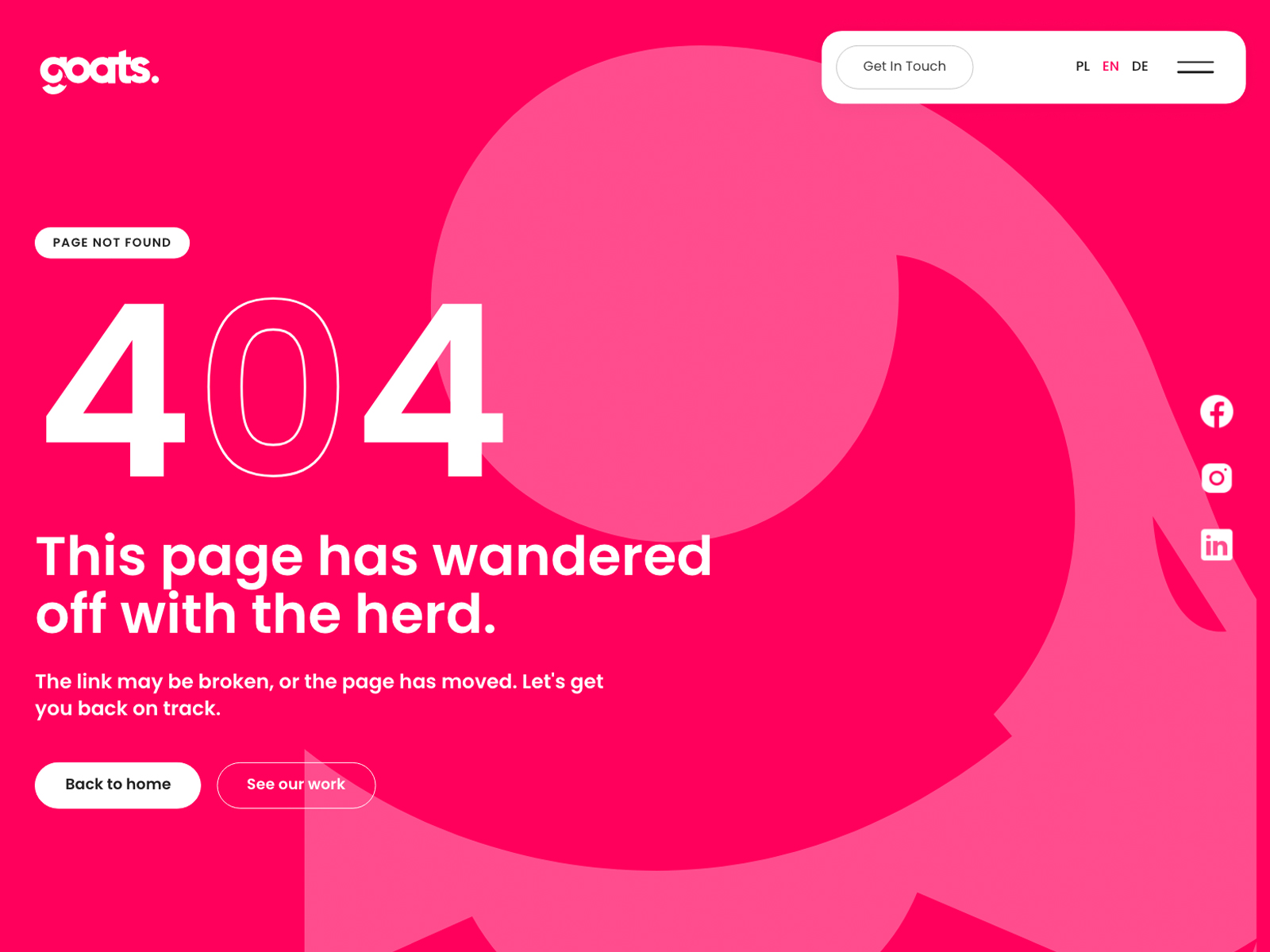 This page has wandered off with the herd.