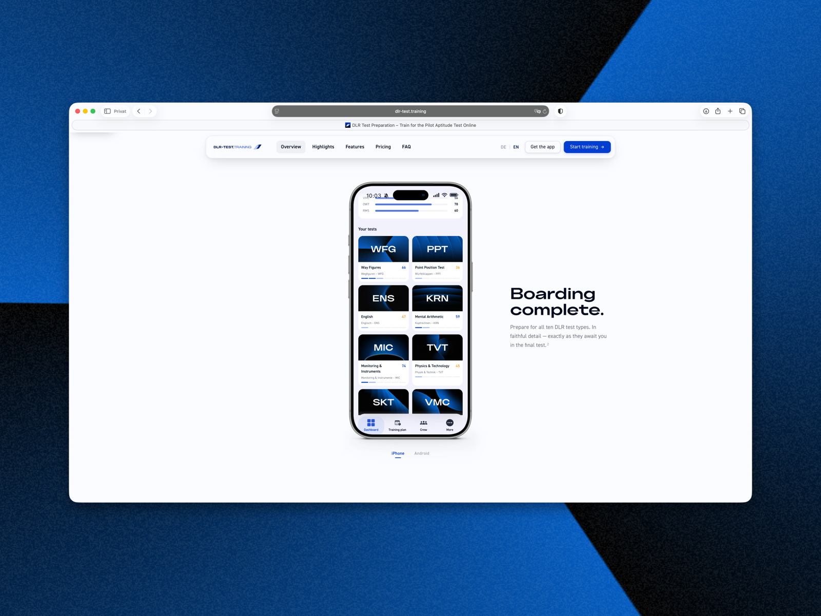 Interactive App Section