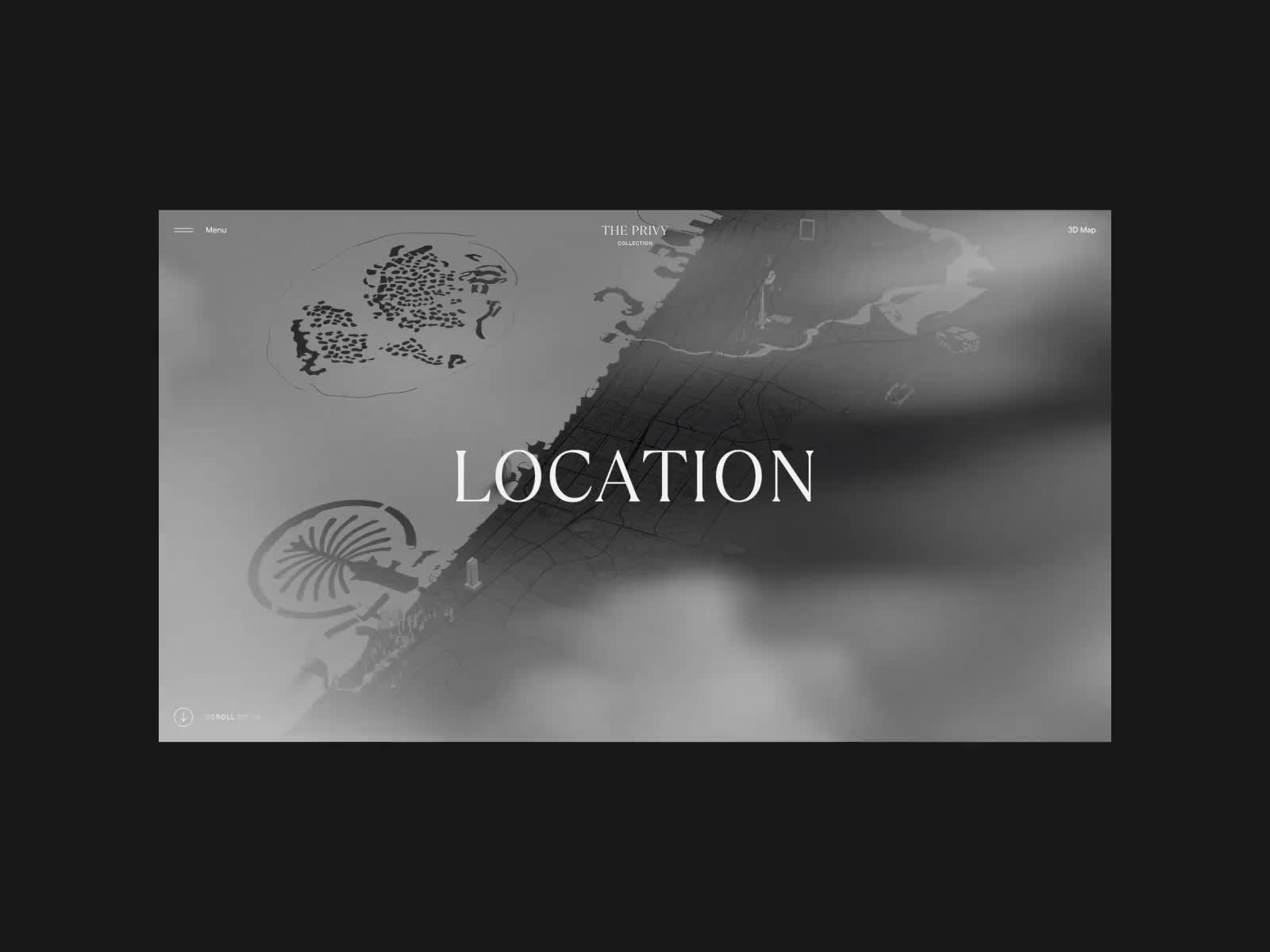 Sobha Privy Collection - 3D WebGL Map