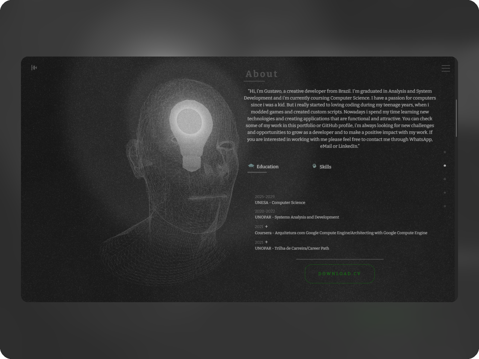 Wireframe 3D World