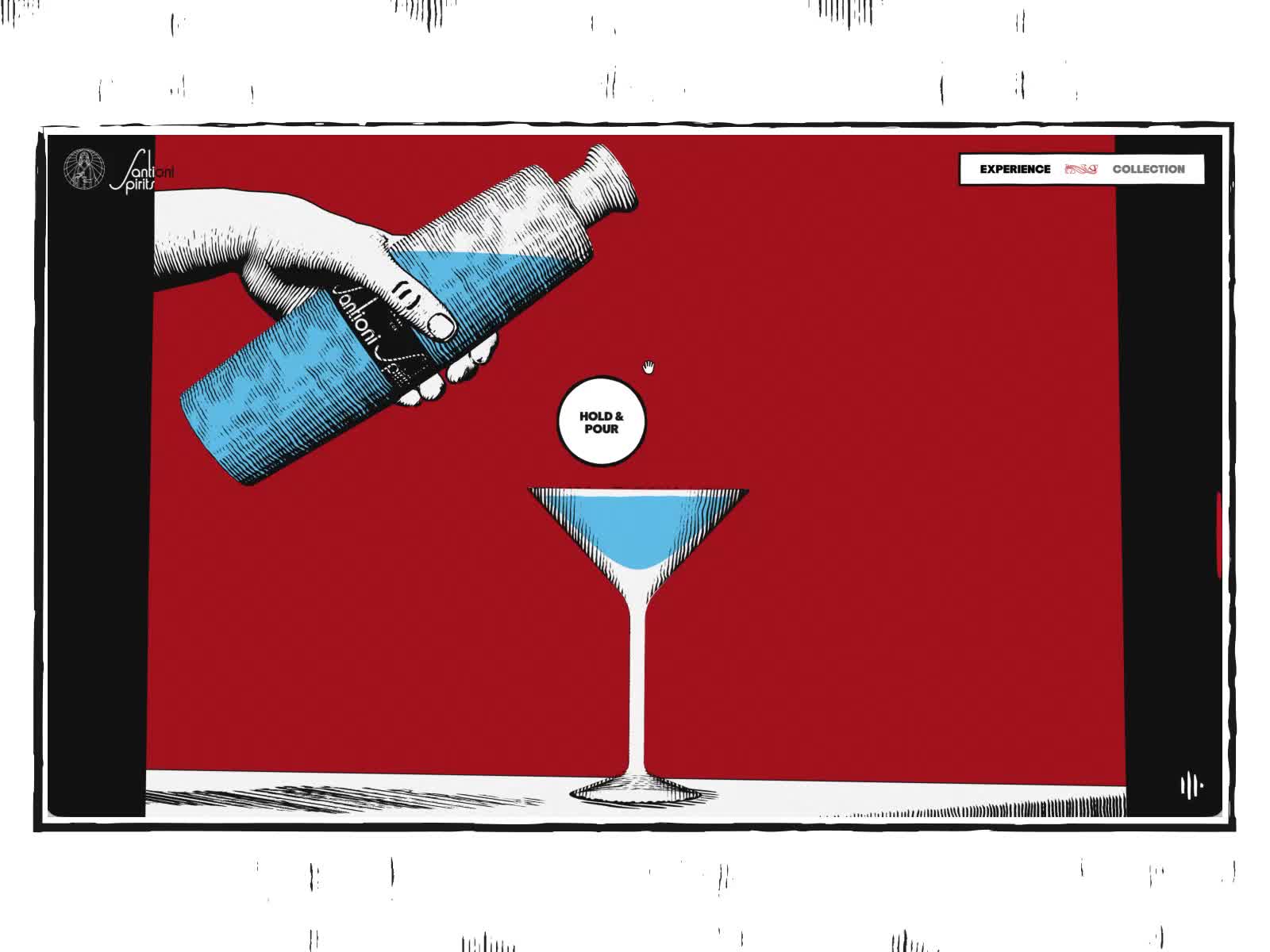 Santioni Spirits - Pouring Beverage