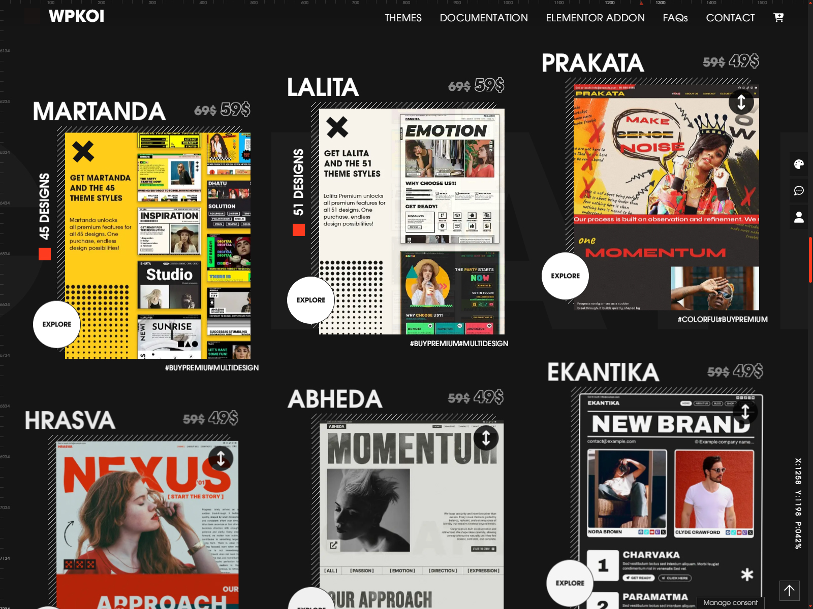 Premium WordPress Themes Showcase