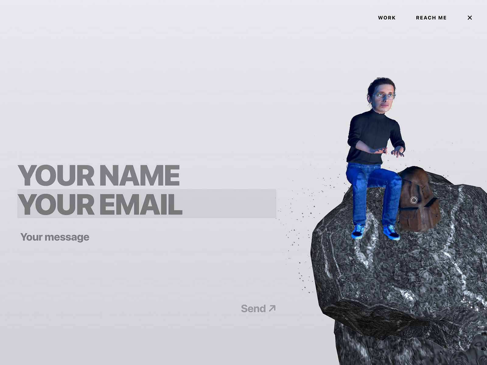 Climber Types Your Message