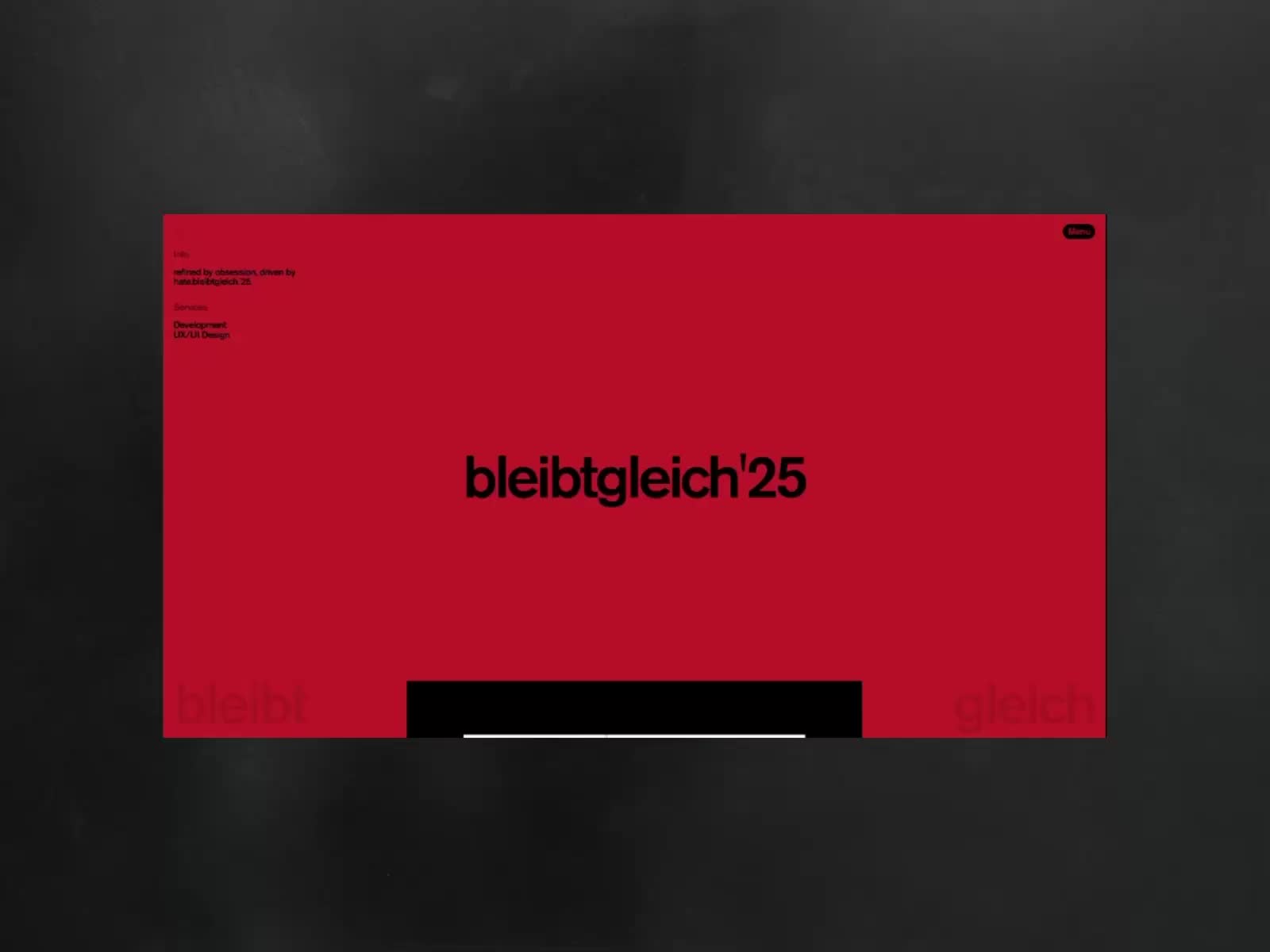 bleibtgleich'26 - One Project