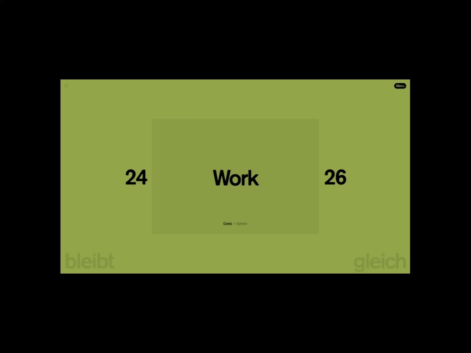 bleibtgleich'26 - Work