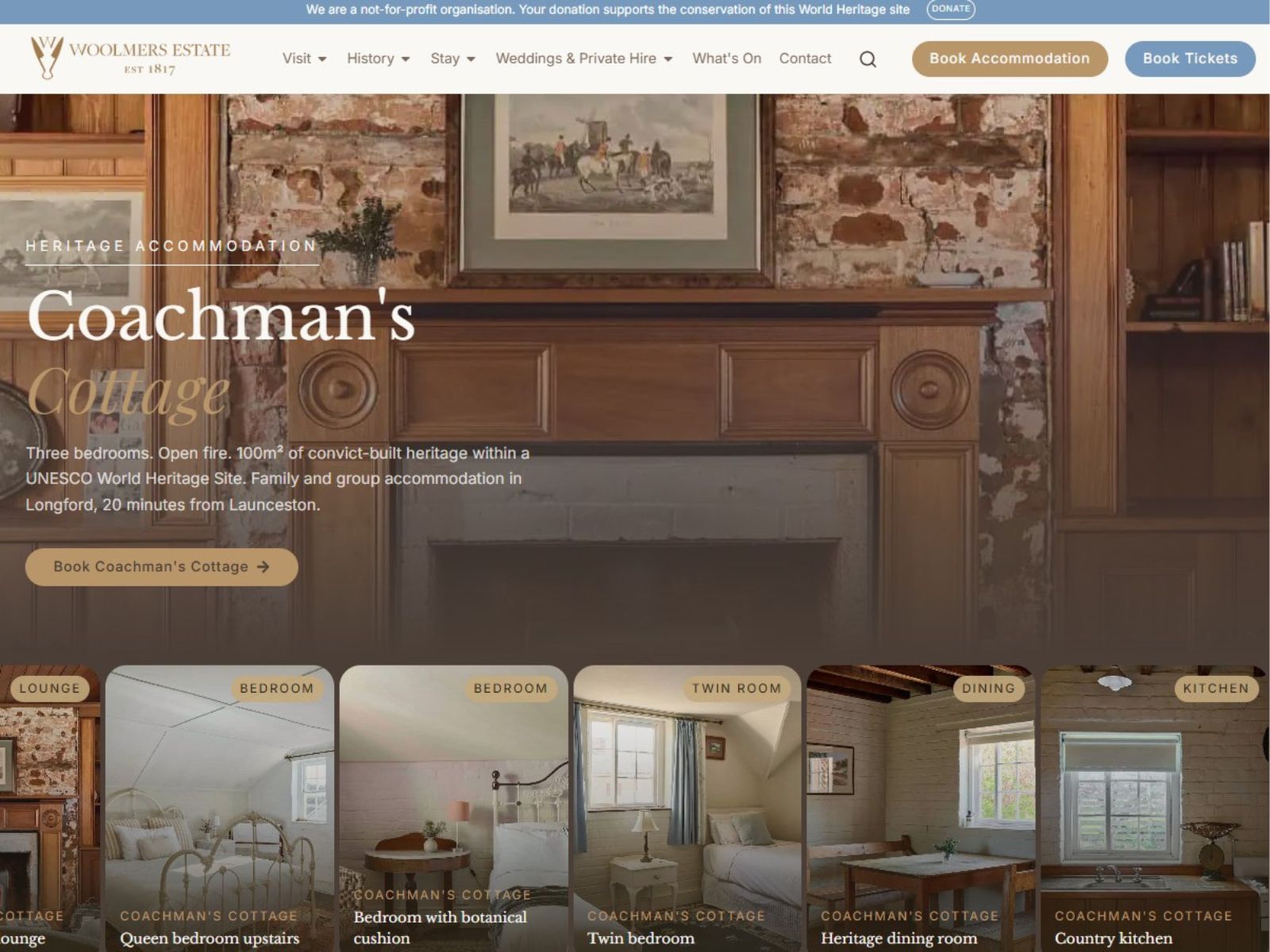 Gallery On Accommodation Pages