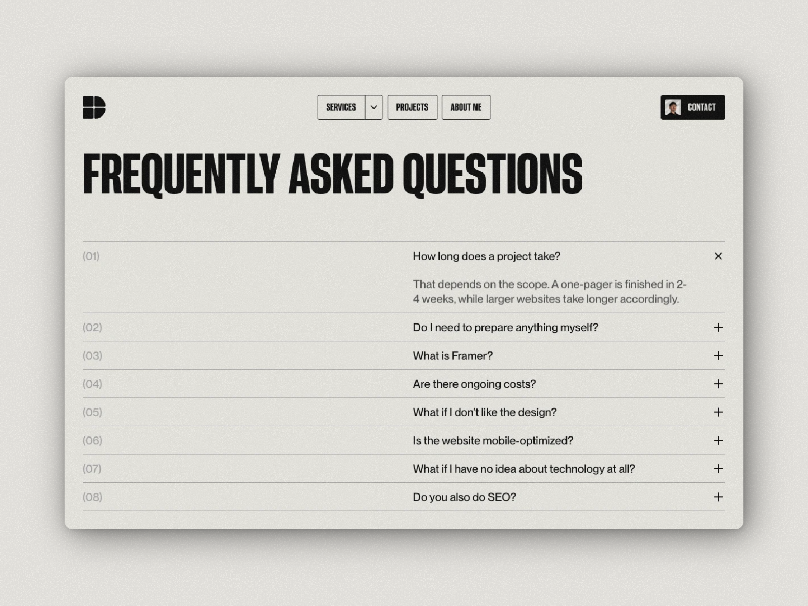 FAQ Section