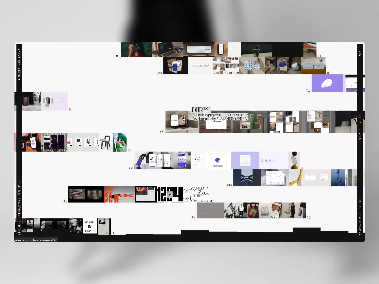 Maria Vasilyeva Portfolio - Page trantion