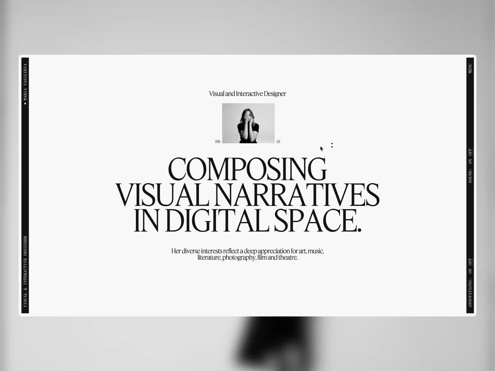 Maria Vasilyeva Portfolio - Hover Effect