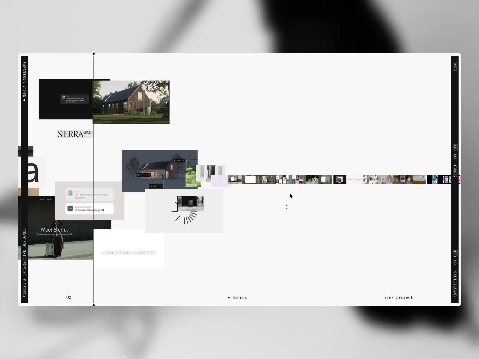 Maria Vasilyeva Portfolio - Hover Effect