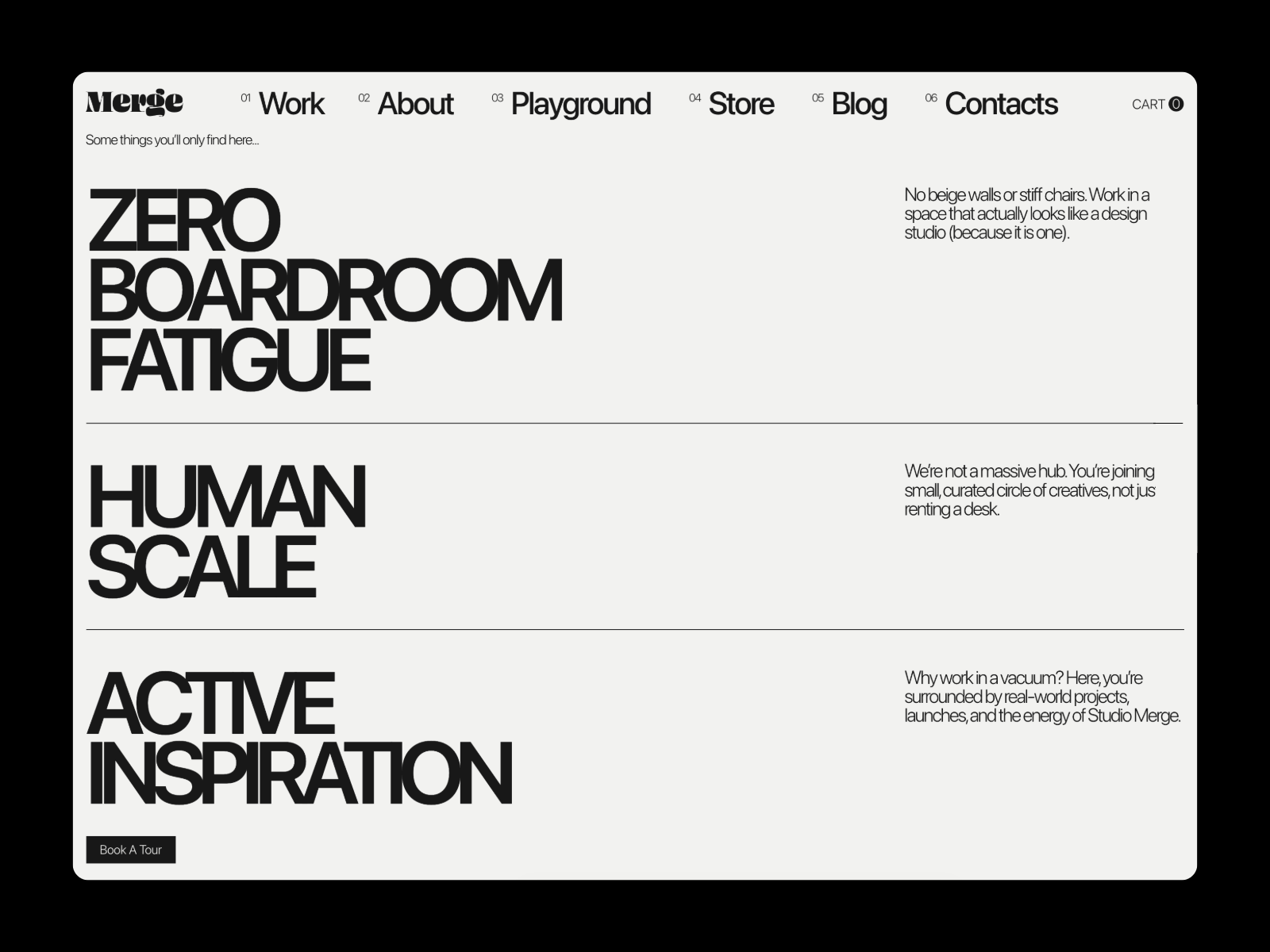 Bold Typography