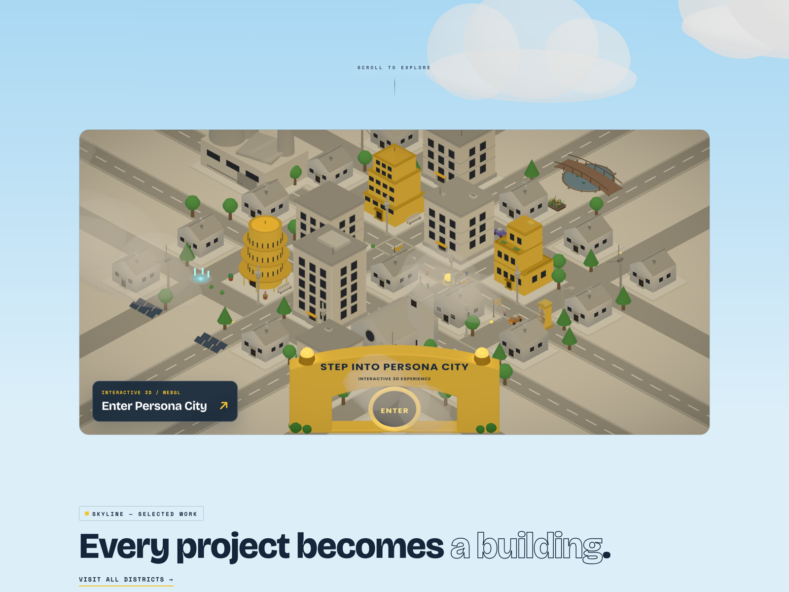 An Interactive 3D City