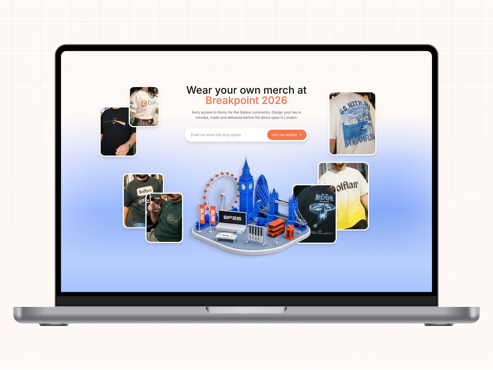 3D waitlist scene - Breakpoint 2026