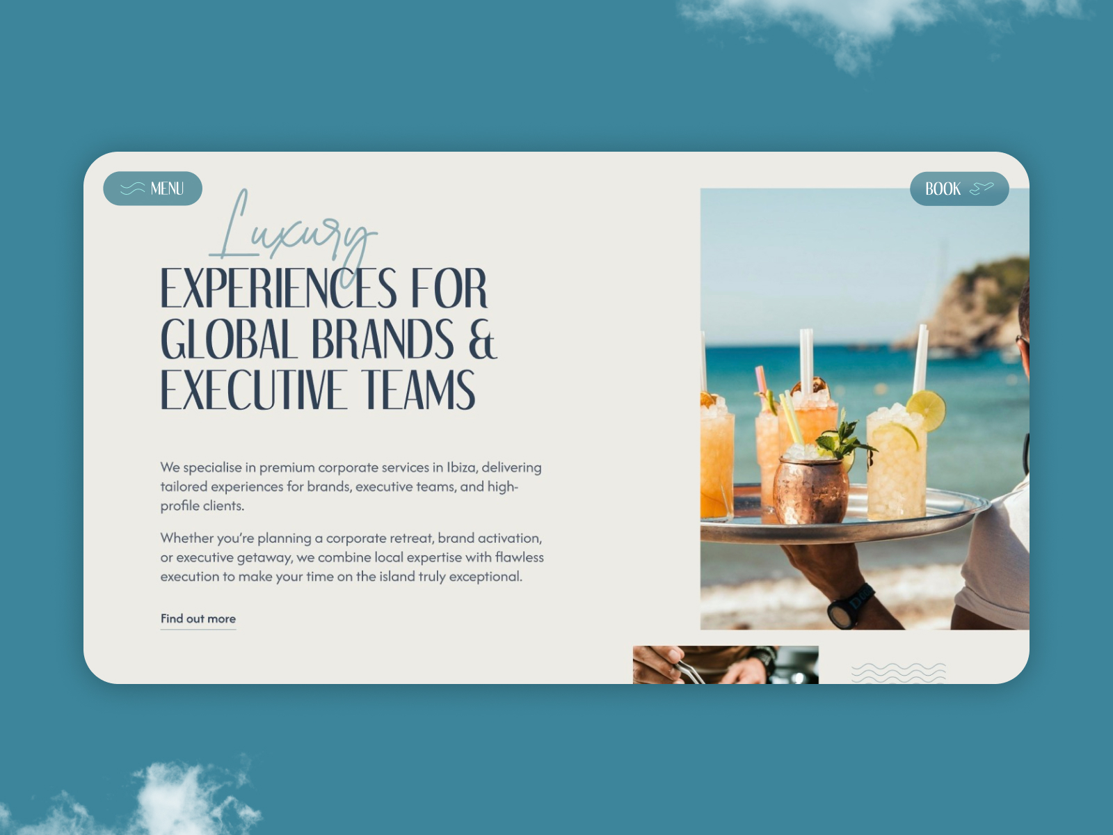 Corporate Experiences Page