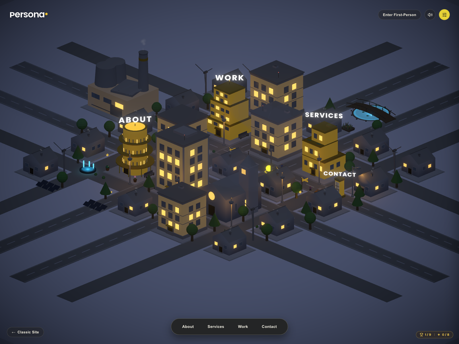 An Interactive 3D City
